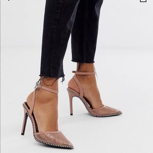 Asos Design Pixie Pointed Heel with Studs
